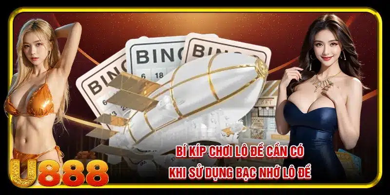 Bí kíp chơi lô đề cần có khi sử dụng bạc nhớ lô đề