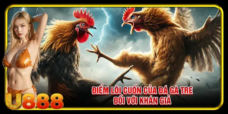 Điểm lôi cuốn của đá gà tre đối với khán giả