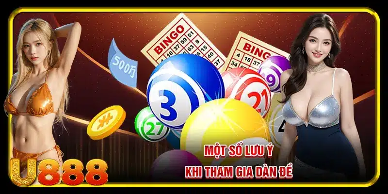 Một số điểm cần chú ý khi tham gia vào dàn đề rồng bạch kim
