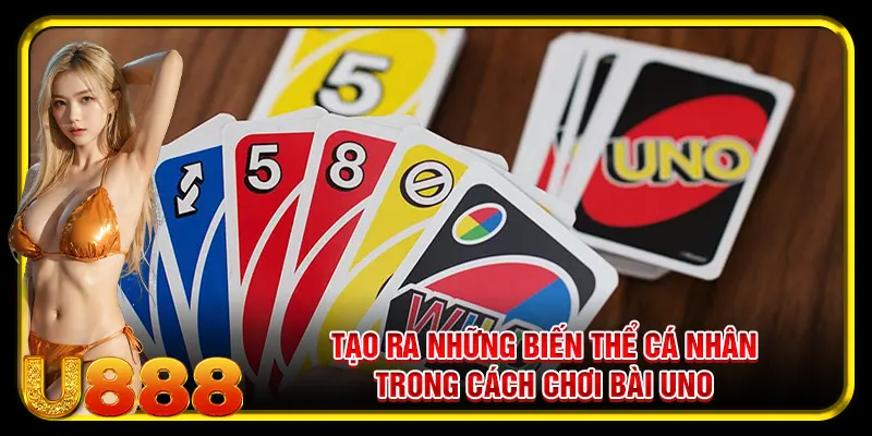 Tạo ra những biến thể cá nhân trong cách chơi bài uno