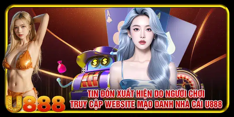 Tin đồn xuất hiện do người chơi truy cập website mạo danh nhà cái U888